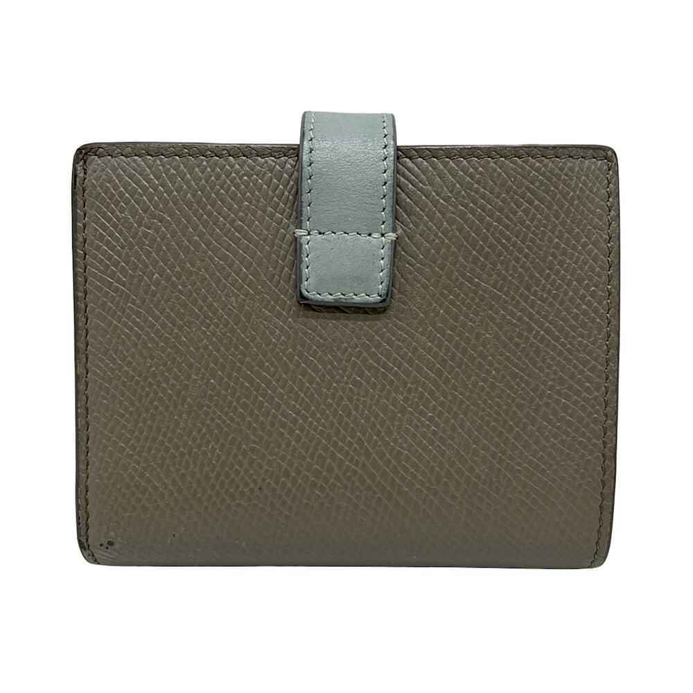 Celine Small Strap Wallet Bifold Wallet Gray Light Blue - Picture 2 of 9